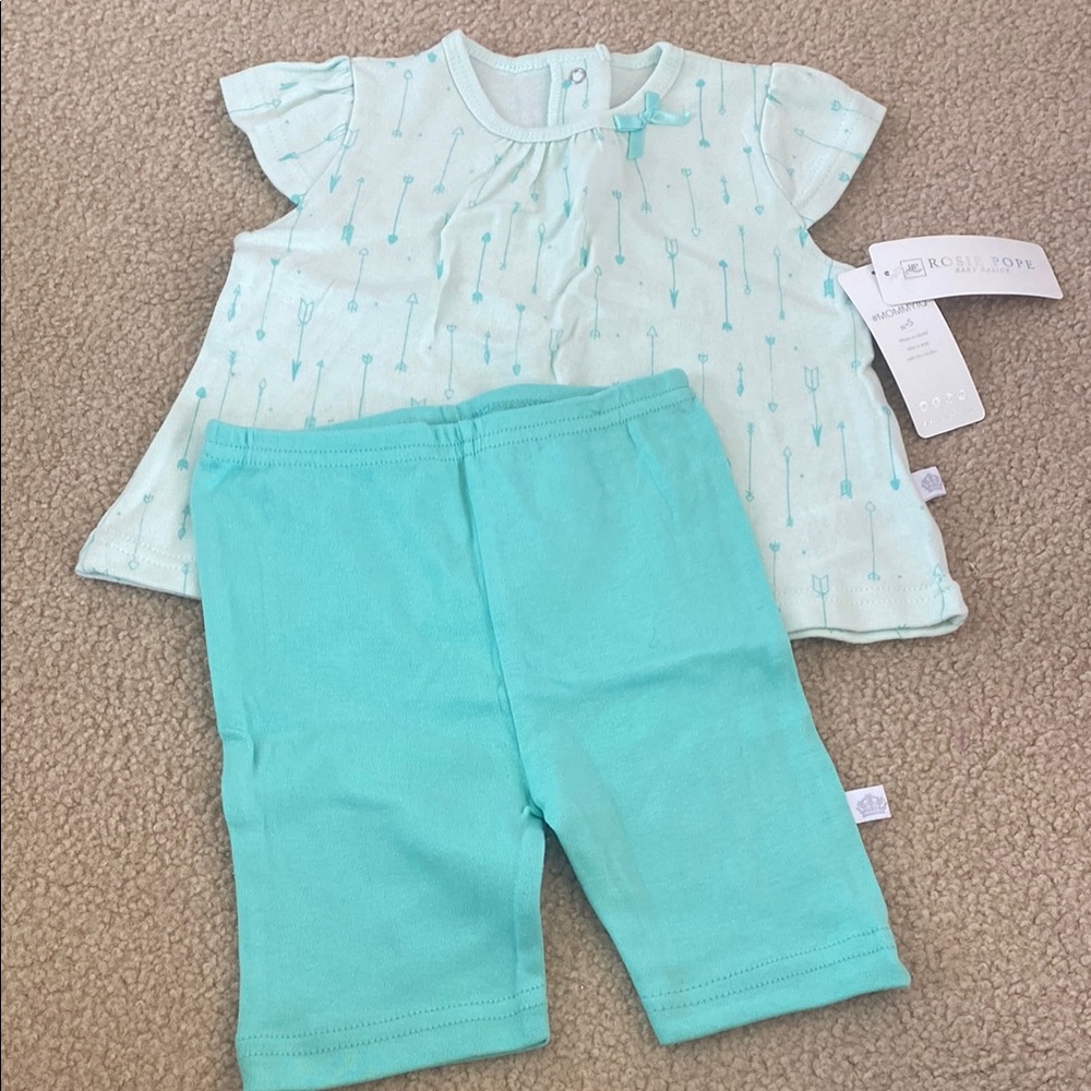 Mint Green Baby Outfit